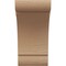 Ekena Millwork 12"W x 12"D x 24"H Wide Olympic Rough Cedar Woodgrain TimberThane Corbel, Primed Tan CORUR12X12X24OLYRCPR - alternate 3